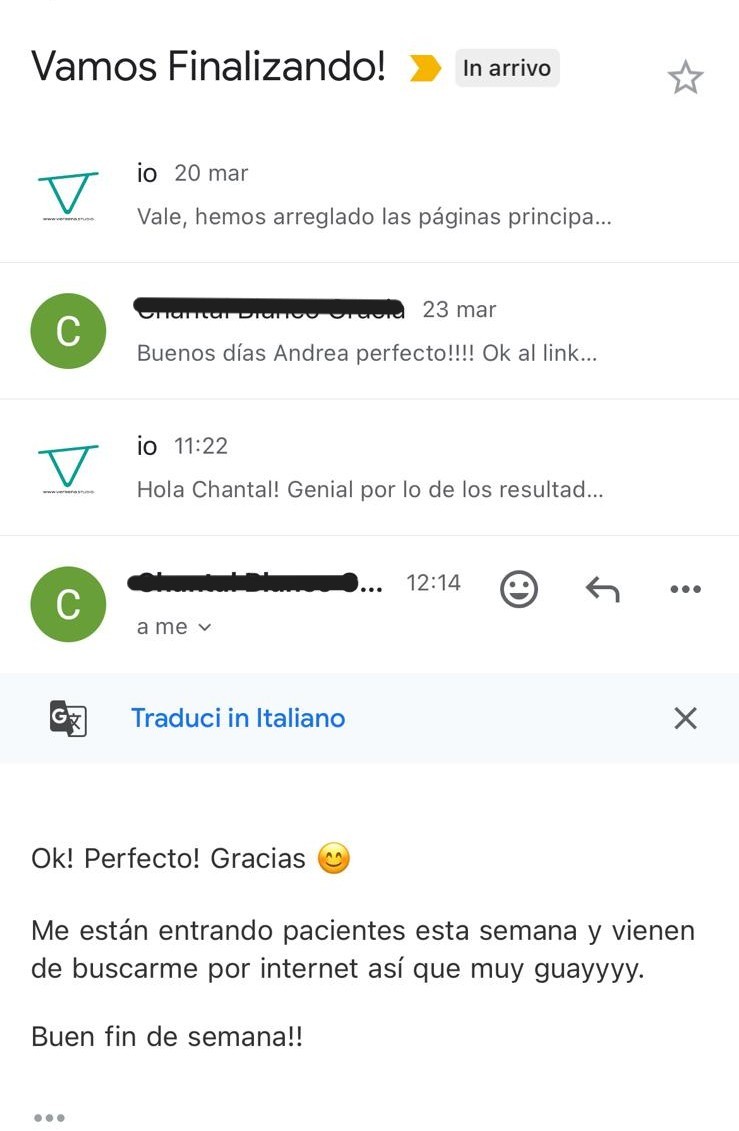 Verbena Feedback recensioni verbena contents, web agency a brindisi