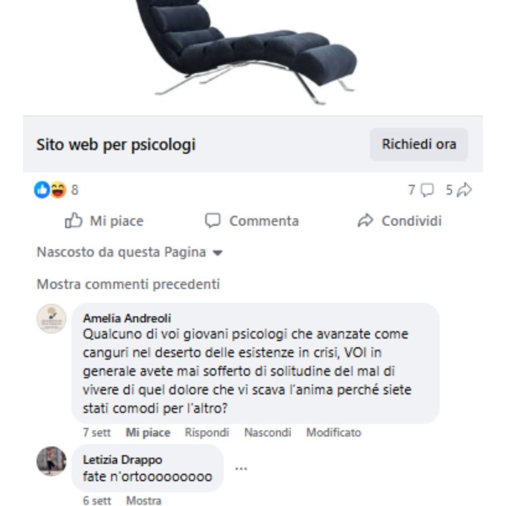 Sito per psicologi a €350 (al momento) spiegato